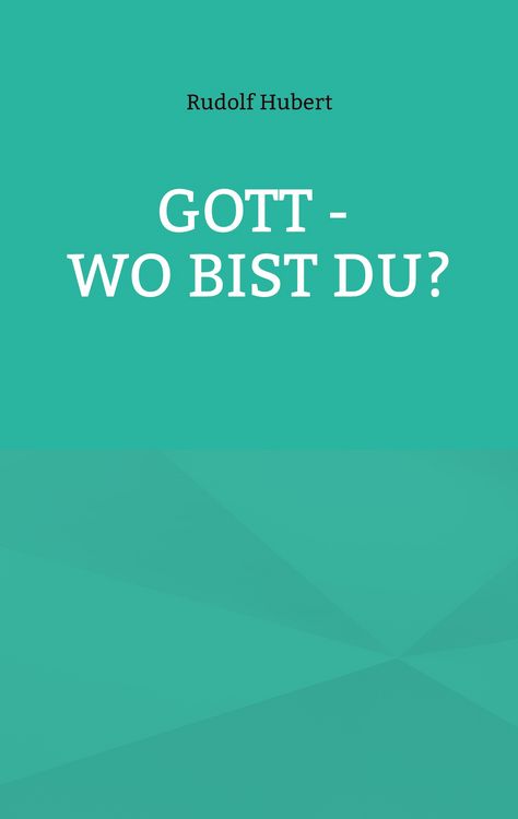 Produktbild: Gott - wo bist du?