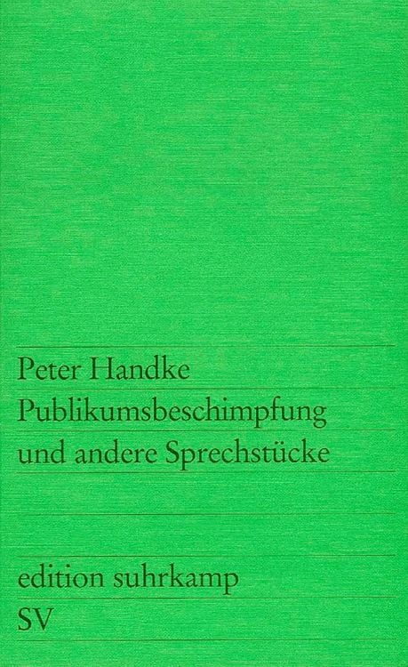 Bild vom Artikel Publikumsbeschimpfung und andere Sprechstücke vom Autor Peter Handke