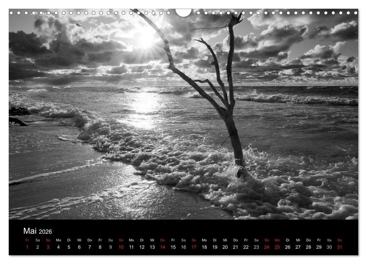 Produktbild: Strandspaziergang an der Ostsee (Wandkalender 2026 DIN A3 quer), CALVENDO Monatskalender