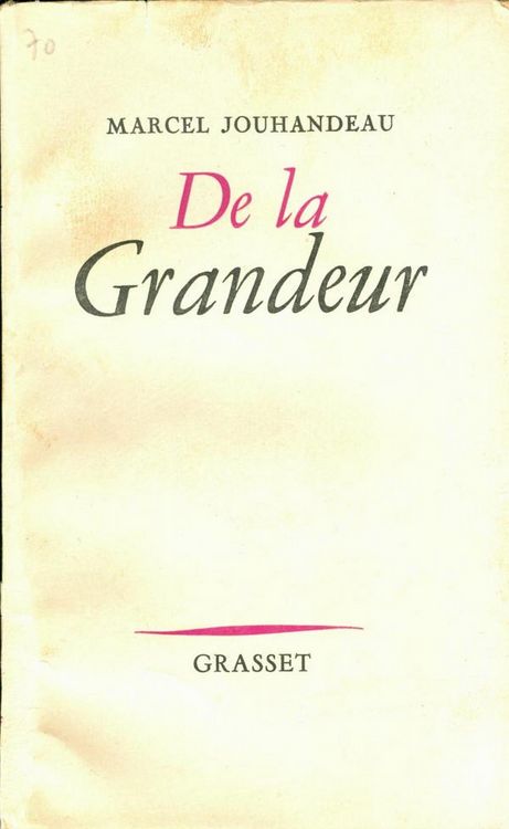 Produktbild: De la grandeur