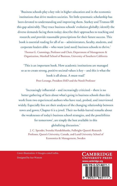Produktbild: The Business School and the Bottom Line