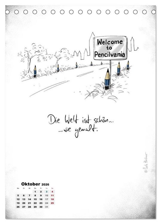 Produktbild: NEUES JAHR, NEUER SPASS... (Tischkalender 2026 DIN A5 hoch), CALVENDO Monatskalender