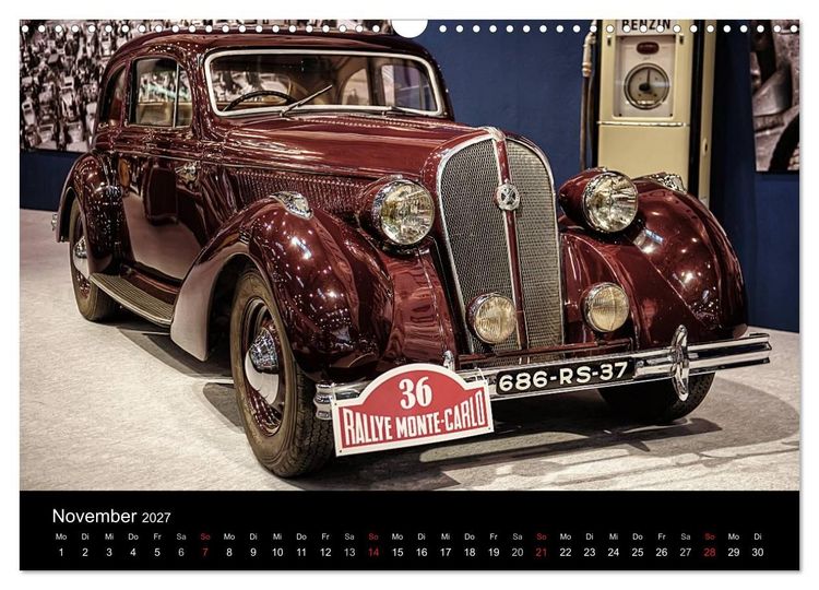 Produktbild: Faszination Oldtimer und Autolegenden (Wandkalender 2027 DIN A3 quer), CALVENDO Monatskalender