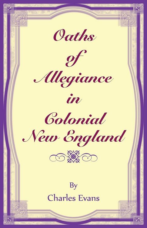 Produktbild: Oaths of Allegiance in Colonial New England