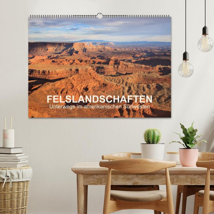 Produktbild: Felslandschaften (Wandkalender 2026 DIN A2 quer), CALVENDO Monatskalender