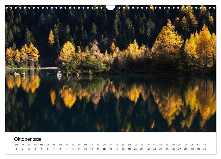 Produktbild: BERGSEEN Schweizer Alpen (Wandkalender 2026 DIN A3 quer), CALVENDO Monatskalender