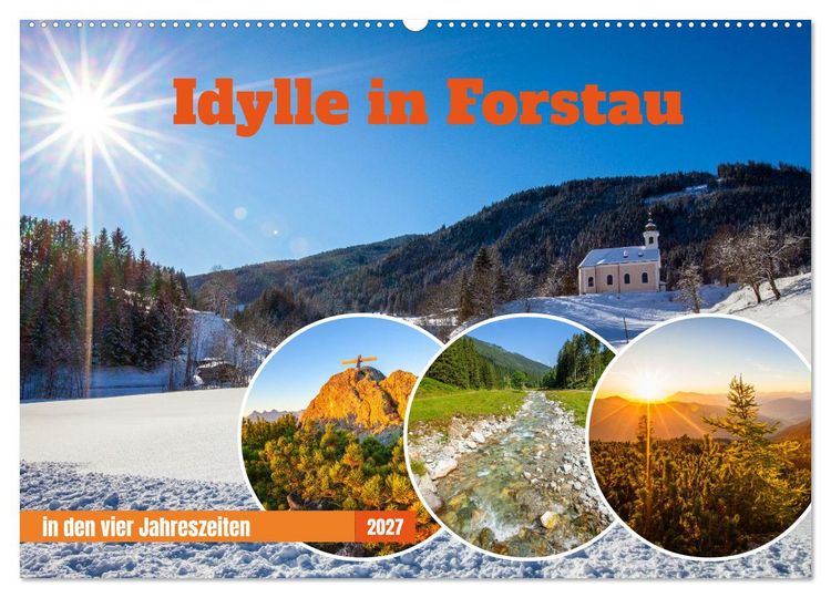 Produktbild: Idylle in Forstau (Wandkalender 2027 DIN A2 quer), CALVENDO Monatskalender