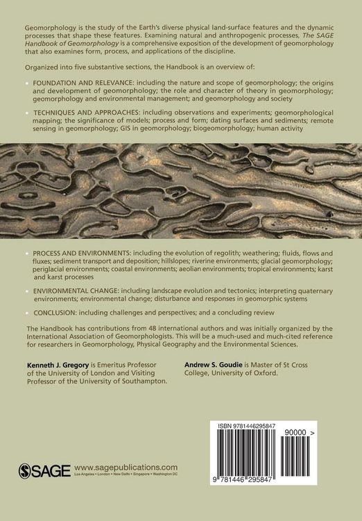 Produktbild: The SAGE Handbook of Geomorphology