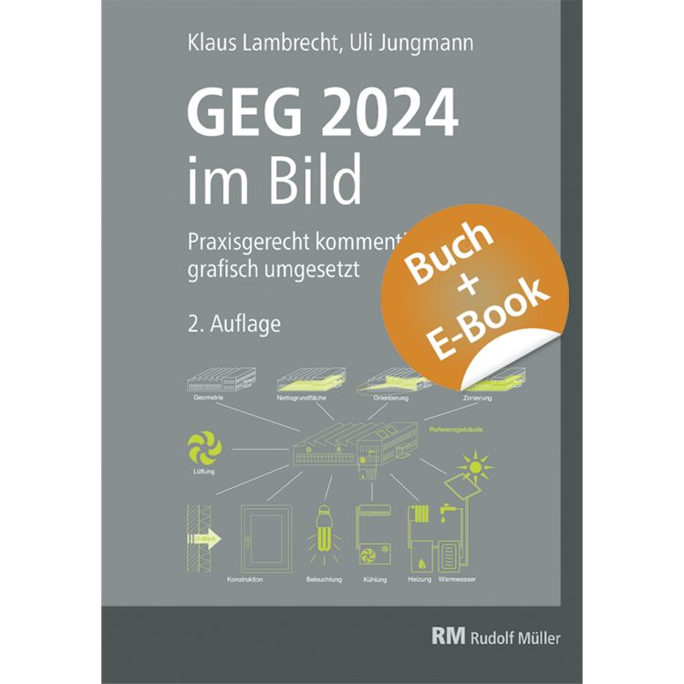 Produktbild: GEG 2024 im Bild - mit E-Book (PDF)