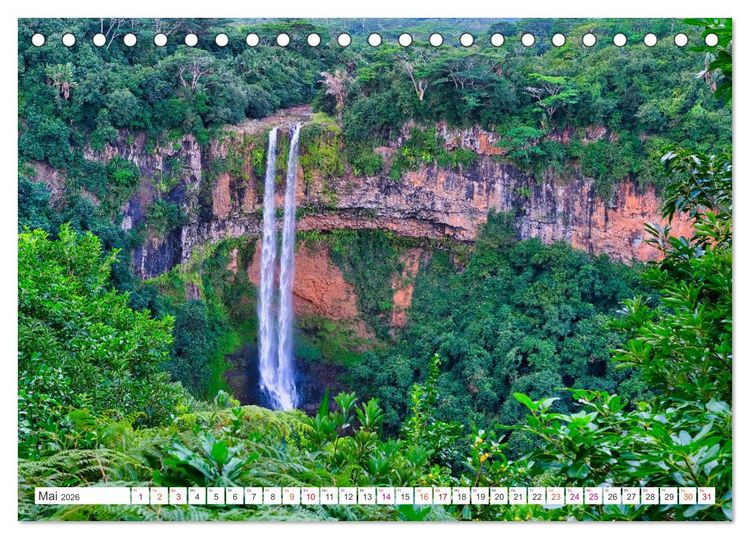 Produktbild: Mauritius - Sch&ouml;nheit im Indischen Ozean (Tischkalender 2026 DIN A5 quer), CALVENDO Monatskalender