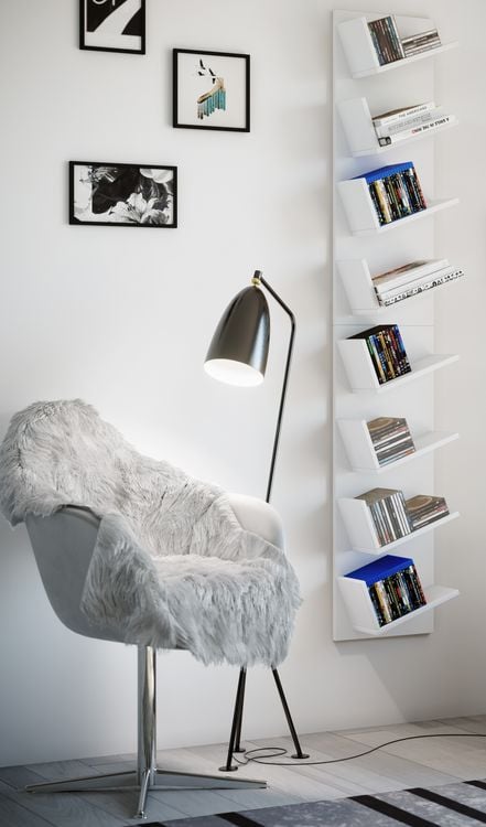 Produktbild: Holz Wandregal H&auml;ngeregal Regal Deko Board LansiXL