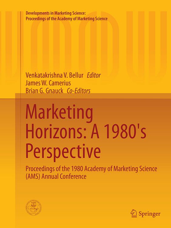 Produktbild: Marketing Horizons: A 1980's Perspective