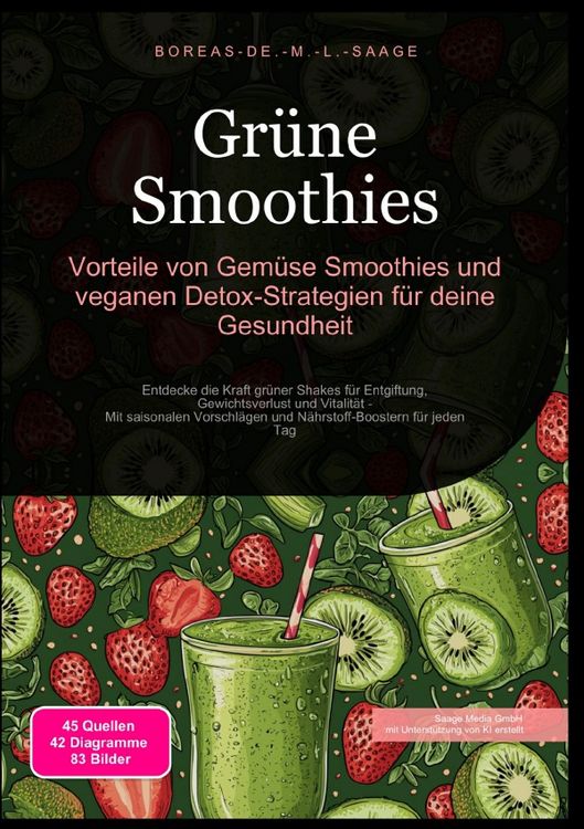 Produktbild: Smoothie (DE) / Gr&uuml;ne Smoothies: Vorteile von Gem&uuml;se Smoothies und veganen Detox-Strategien f&uuml;r deine Gesundheit