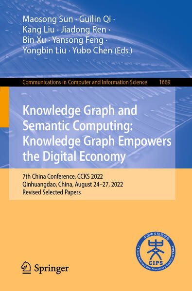 Produktbild: Knowledge Graph and Semantic Computing: Knowledge Graph Empowers the Digital Economy