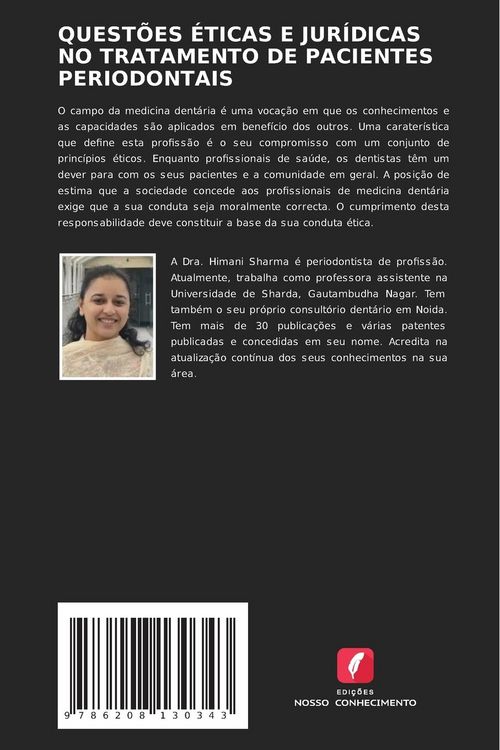 Produktbild: Quest&otilde;es &Eacute;ticas E Jur&iacute;dicas No Tratamento De Pacientes Periodontais