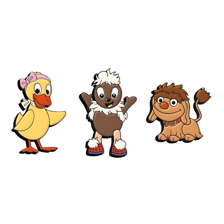 Produktbild: TR&Ouml;TSCH - Unser Sandm&auml;nnchen 3er Set 3D-Magnete Drei Freunde Magnete