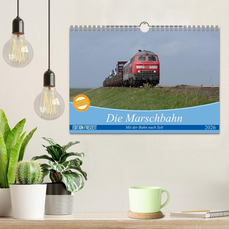 Produktbild: Die Marschbahn (Wandkalender 2026 DIN A4 quer), CALVENDO Monatskalender