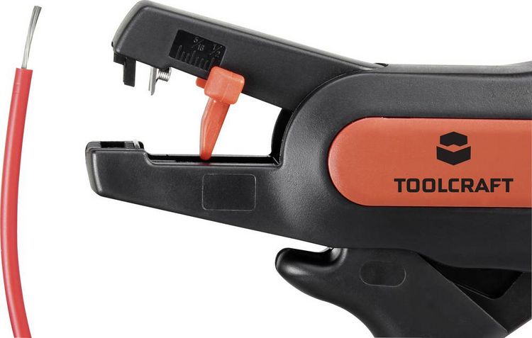 Produktbild: TOOLCRAFT 1553069 Automatische Abisolierzange 0.2 bis 6mm&sup2; 24 bis 10 0.2 bis 6mm