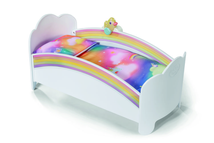 Produktbild: BABY born Regenbogen Bett