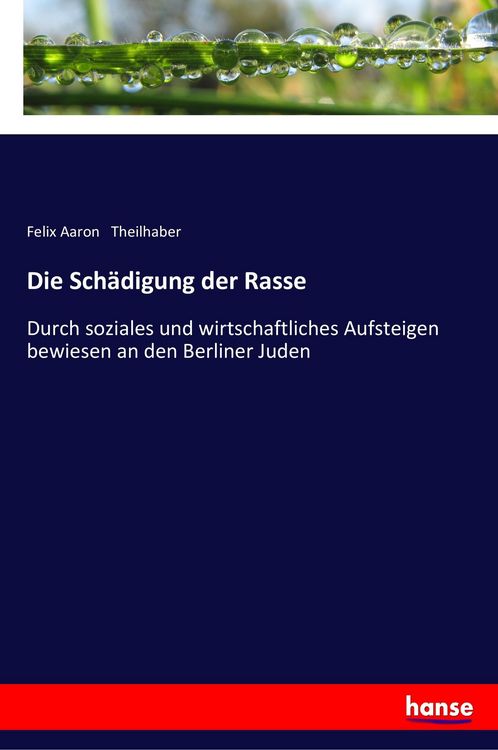 Produktbild: Die Sch&auml;digung der Rasse