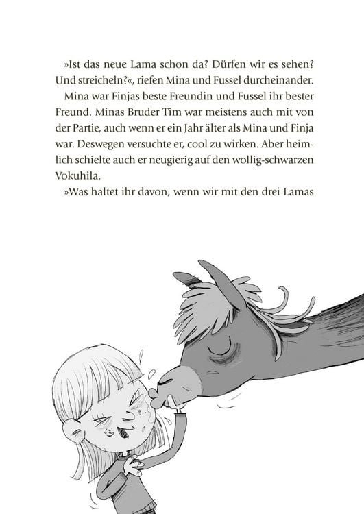 Produktbild: Die Lama-Gang. Mit Herz und Spucke 1: Ein Fall f&uuml;r alle Felle