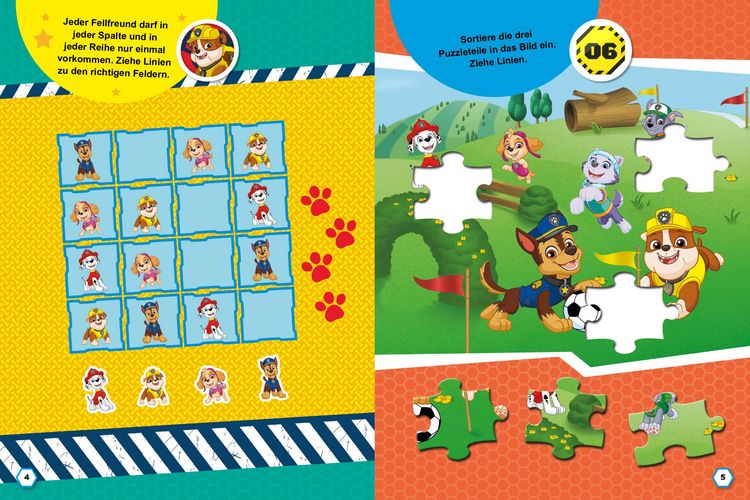 Produktbild: PAW Patrol Poster-R&auml;tselbuch mit Belohnungs-Stickern