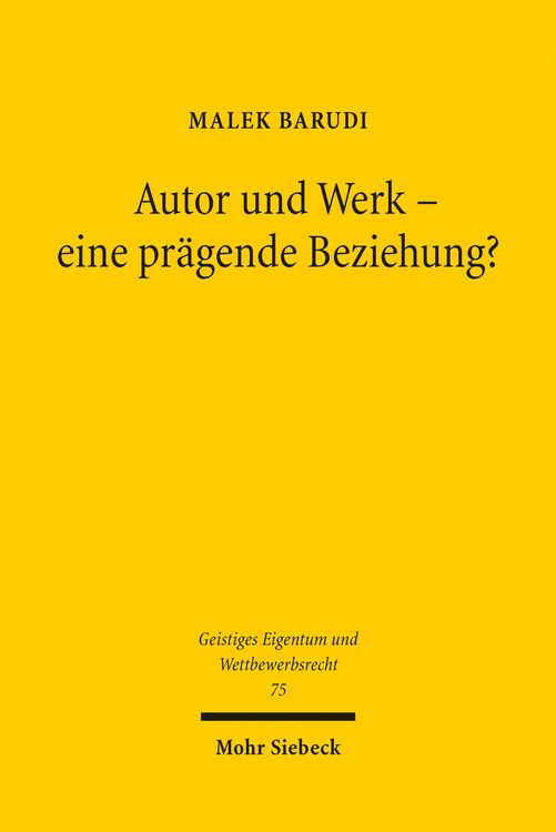 Produktbild: Autor und Werk - eine pr&auml;gende Beziehung?