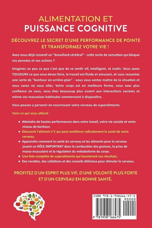 Produktbild: Alimentation et puissance cognitive