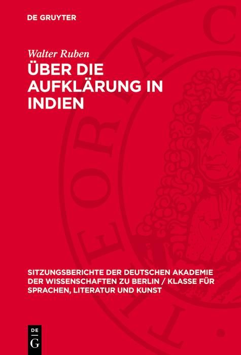 Produktbild: &Uuml;ber die Aufkl&auml;rung in Indien