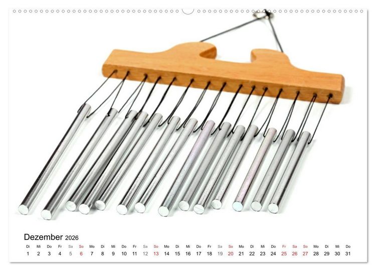 Produktbild: Musik ist mein Leben (hochwertiger Premium Wandkalender 2026 DIN A2 quer), Kunstdruck in Hochglanz