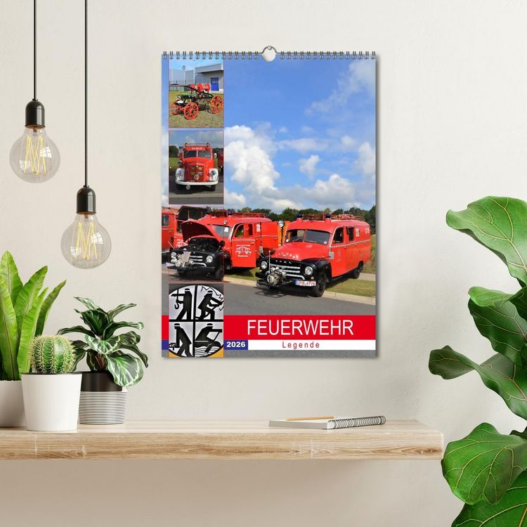 Produktbild: FEUERWEHR-Legende (Wandkalender 2026 DIN A3 hoch), CALVENDO Monatskalender