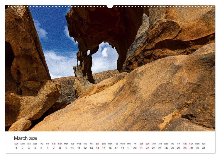 Produktbild: Fuerteventrua The volcanic island (High Quality Premium Wall Calendar 2026 DIN A2 landscape),CALVENDO 12 Month Wall Calendar