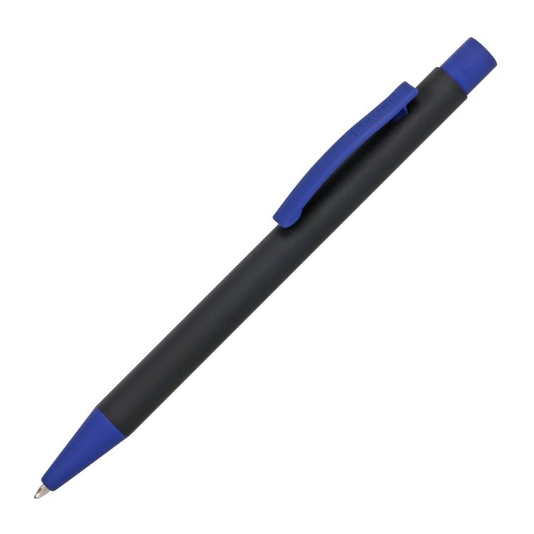 Produktbild: ONLINE Kugelschreiber Soft Metal Black'n Blue Schreibfarbe schwarz
