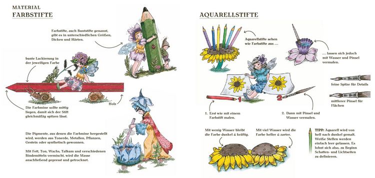 Produktbild: Christl Vogls Ausmalreise - Abenteuer der Bl&uuml;tenelfen