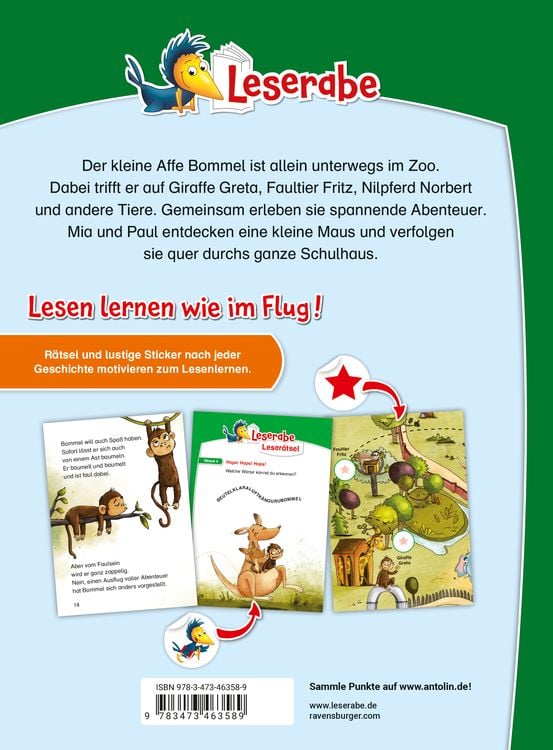 Produktbild: Leserabe Sonderausgaben - Lustige Tiergeschichten zum Lesenlernen