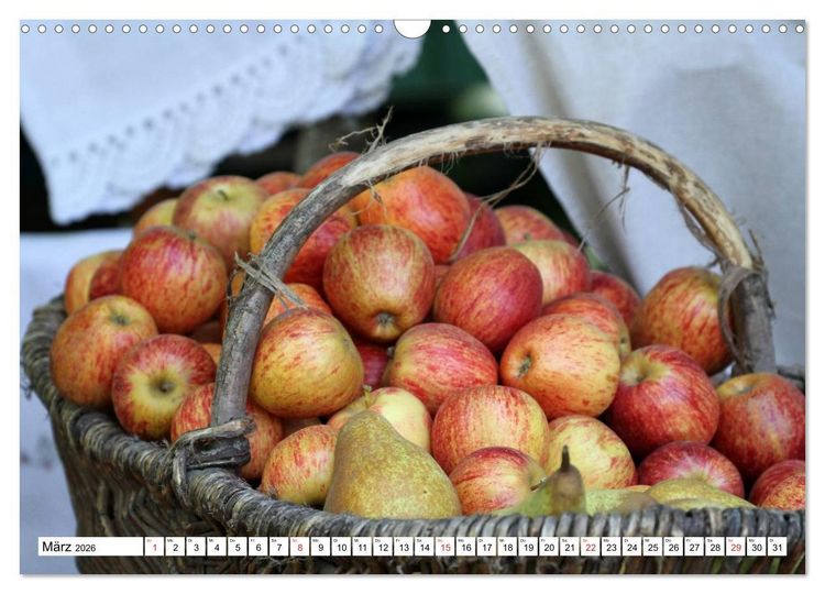 Produktbild: Lebensmittel liebevoll arrangiert (Wandkalender 2026 DIN A3 quer), CALVENDO Monatskalender
