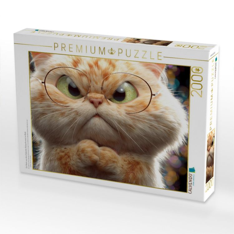 Produktbild: CALVENDO Puzzle Ein Motiv aus dem Kalender Katzenhumor im Blick | 2000 Teile Lege-Gr&ouml;&szlig;e 90x67cm Foto-Puzzle f&uuml;r gl&uuml;ckliche Stunden