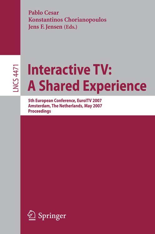 Produktbild: Interactive TV: A Shared Experience