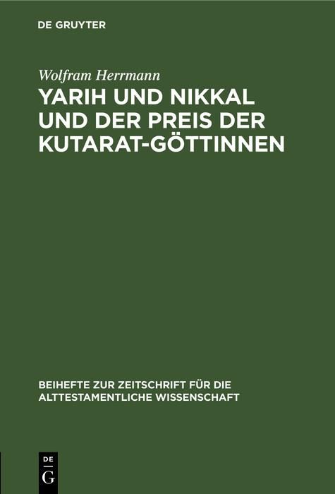 Produktbild: Yarih und Nikkal und der Preis der Kutarat-G&ouml;ttinnen