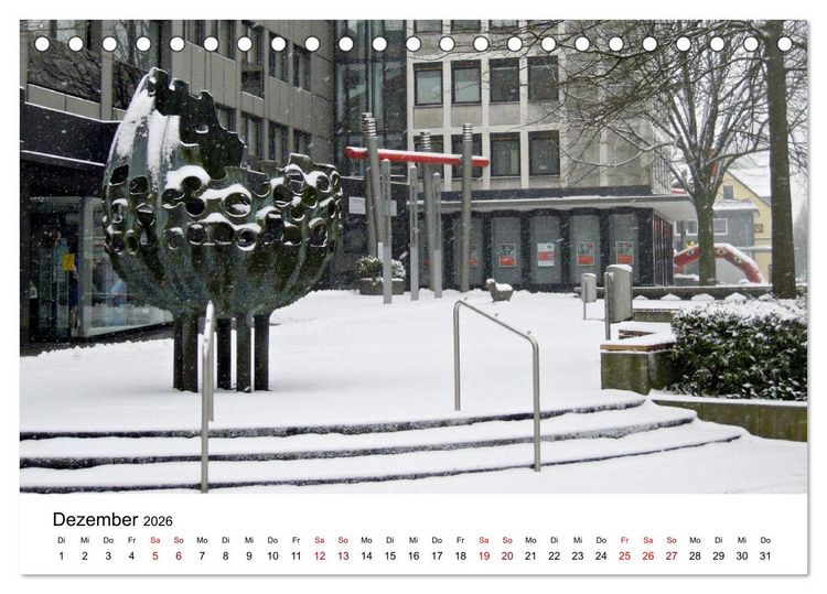 Produktbild: Velbert - Stadt der Schl&ouml;sser und Beschl&auml;ge (Tischkalender 2026 DIN A5 quer), CALVENDO Monatskalender
