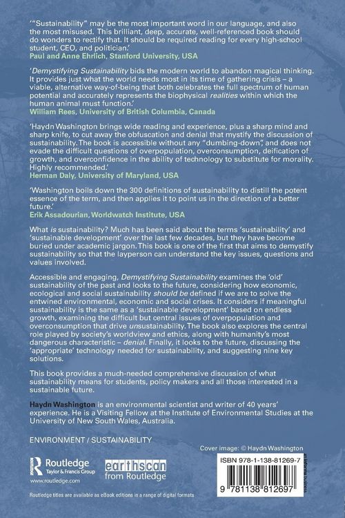 Produktbild: Demystifying Sustainability