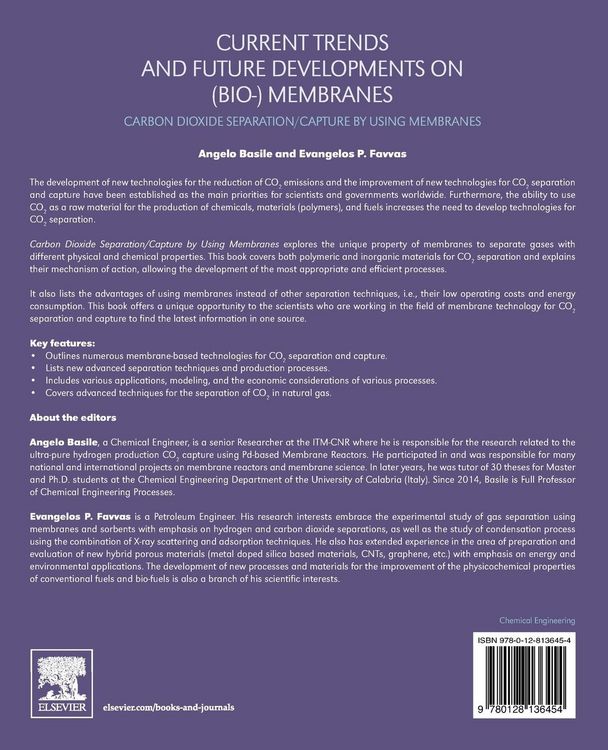 Produktbild: Current Trends and Future Developments on (Bio-) Membranes