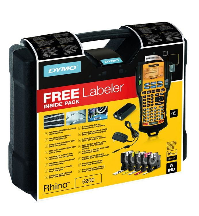 Produktbild: DYMO&reg; LabelManager Rhino(TM) 5200, Eingabetastatur ABC