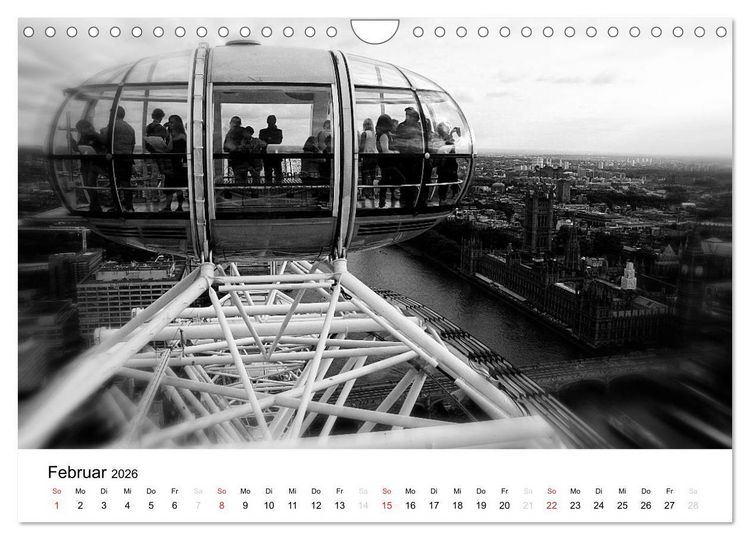 Produktbild: London (Wandkalender 2026 DIN A4 quer), CALVENDO Monatskalender