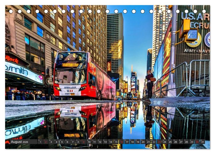 Produktbild: Fernweh New York City (Tischkalender 2026 DIN A5 quer), CALVENDO Monatskalender