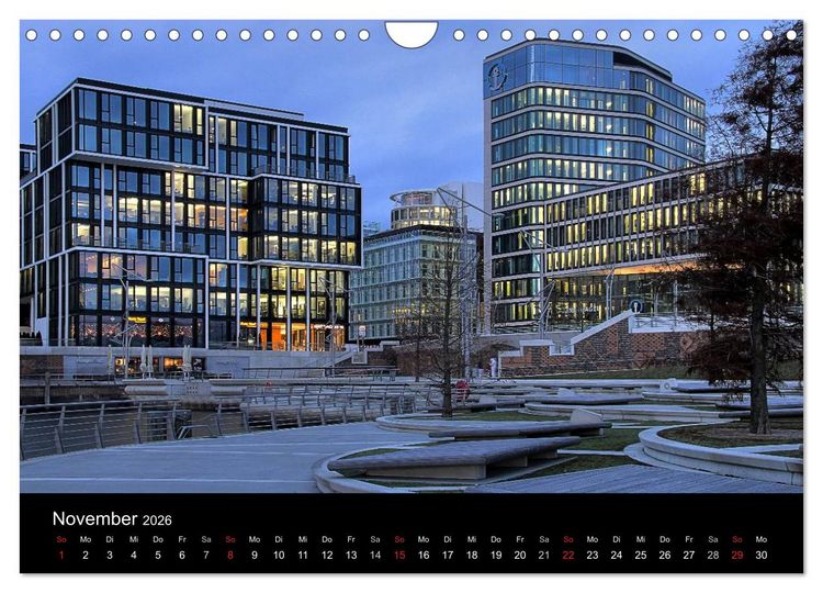 Produktbild: Hamburg (Wandkalender 2026 DIN A4 quer), CALVENDO Monatskalender
