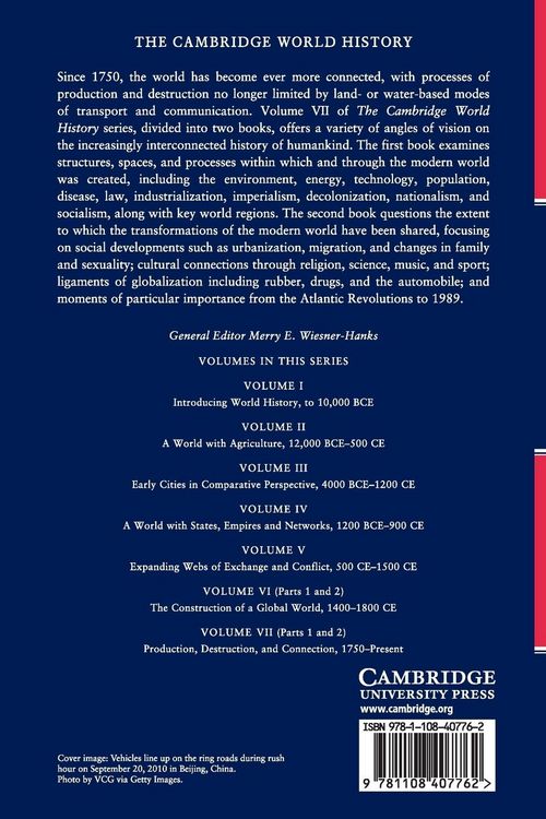 Produktbild: The Cambridge World History: Volume 7, Production, Destruction and Connection, 1750-Present, Part 2, Shared Transformations?