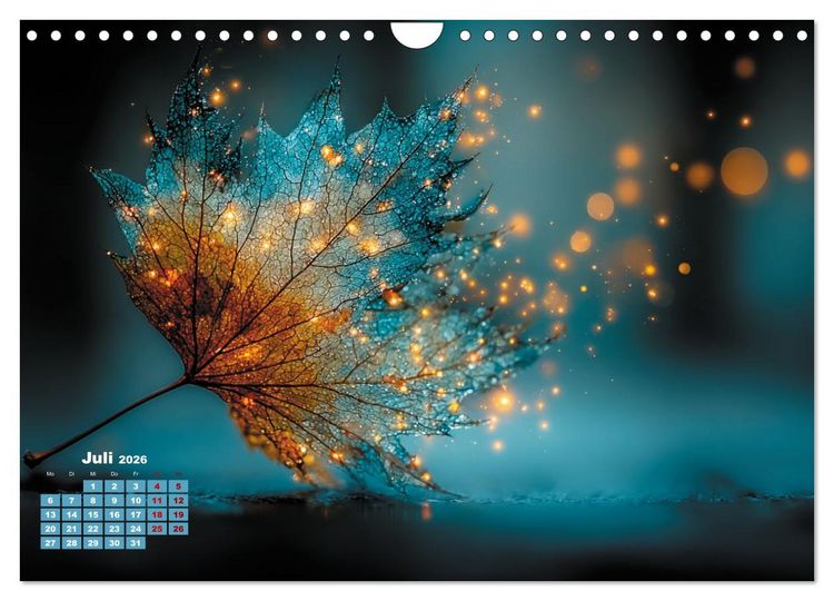 Produktbild: Herbstgefl&uuml;ster - Farben, die vom Wind erz&auml;hlen (Wandkalender 2026 DIN A4 quer), CALVENDO Monatskalender