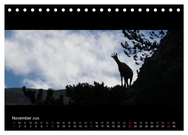 Produktbild: Alpenrand zwischen Isar und Lech (Tischkalender 2026 DIN A5 quer), CALVENDO Monatskalender