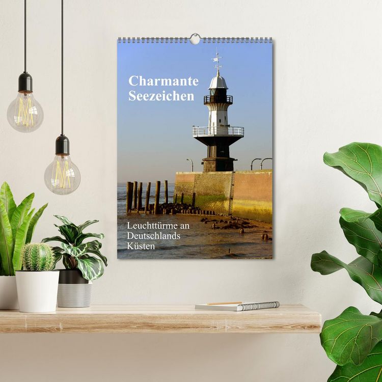 Produktbild: Charmante Seezeichen (Wandkalender 2026 DIN A3 hoch), CALVENDO Monatskalender